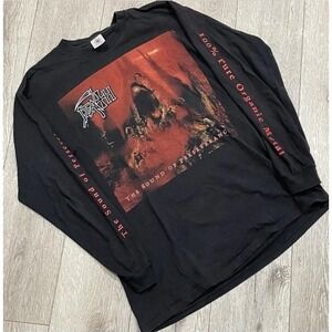 Vintage Death Sounds Of Perseverance Long Sleeve Shirt Size Large Death Metal